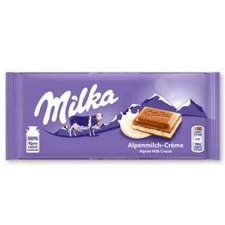 🔥*พร้อมส่ง*🔥 Milka Alpenmilch Cream 100g คุณภาพระดับพรีเมี่ยม