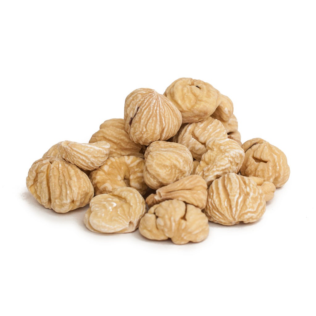 เกาลัดดิบแกะเปลือก ใช้ทำอาหาร Dried Chestnut 栗子干 (Cooking use)300g