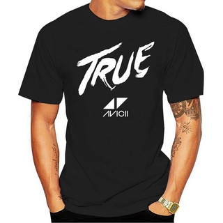 ใหม่ เสื้อยืดคอกลม ผ้าฝ้าย 100% พิมพ์ลาย Avicii True 1 แฟชั่น สําหรับผู้ชาย