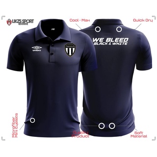 เสื้อโปโล ทีม Terengganu FC Travel Jersey DX2Umb WBBW Football Polo Microfiber Baju Berkolar Bolasepak Official Staff Team Coach