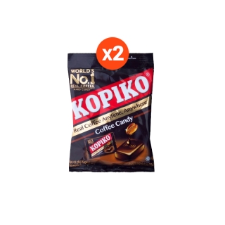 [แพ็ค x2] Kopiko Cofee Candy โกปิโก้ ลูกอมรสกาแฟเข้มข้น ถุง 100 เม็ด 300 กรัม รสกาแฟ(Coffee Shot)