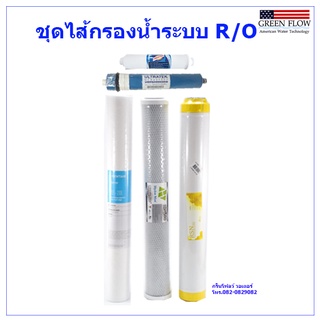 ชุดไส้กรองน้ำเครื่องกรองน้ำ RO 20 นิ้ว