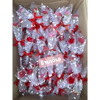 พร้อมส่ง กุหลาบจิ๋ว20 ดอก ขนาดดอก 2 เซน Valentines