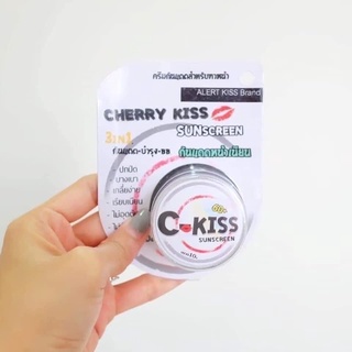 Cherry Kiss Sunscreen Cream C-Kiss SPF 60++ กันแดดซีคิส เชอร์รี่ คิส สูตร 3in1 กันแดด และบีบีครีม ครีมกันแดดผสมรองพื้น