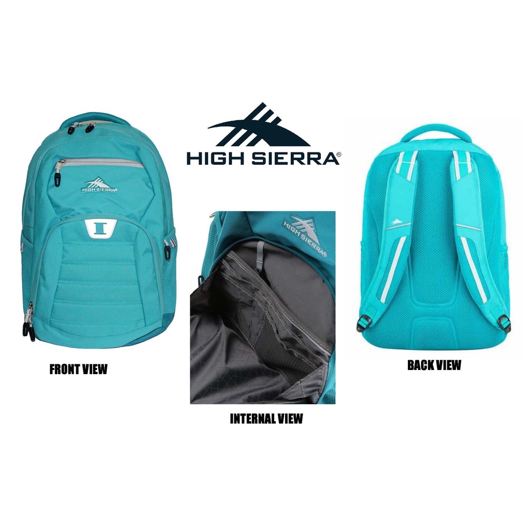 กระเป๋าเป้ RIPRAP -HIGH SIERRA (สีน้ําเงินเทอร์ควอยซ์) / HIGH SIERRA RIPRAP BACKPACK ความจุ / กระเป๋