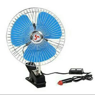 พัดลมติดรถยนต์ OSCILLATING FAN 8 DC 24V ใช้งานง่ายติดสะดวก ประหยัดพลังงานแบต