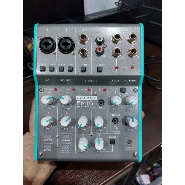 mixer flamma fm10 แท้ digital mixer