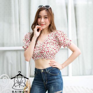 👚Davikah crop topเสื้อครอปตัวสั้น👚