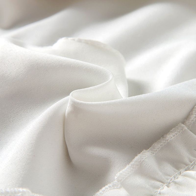 King สตรี Lolita สําหรับตุ๊กตาสองชั้น Ruffles ปลอมปกไหล่ห่อสีทึบริบบิ้นกุทัณฑ์ Bottoming เสื้อ Sh - รูปที่ 6