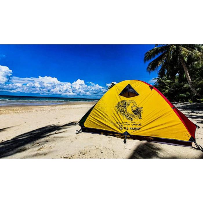 เต็นท์ K2 Rasta ขนาด 3 คนนอน (รับประกันตลอดอายุการใช้งาน )กันน้ำ Tent เต้นท์สนาม เต็นท์เดินป่า