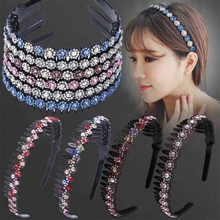 ที่คาดผมประดับคริสตัล Rhinestone แฟชั่นสตรี