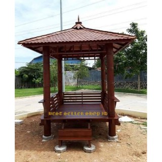 Saung gazebo taman minimalis