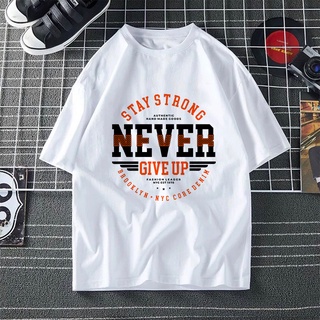 เสื้อโอเวอร์ไซ - &lt;BAJUmantap=""&gt;ไม่เคยยอมแพ้grafikOOTDเสื้อยืดlenganpendekperempuanlelakiwanitakain