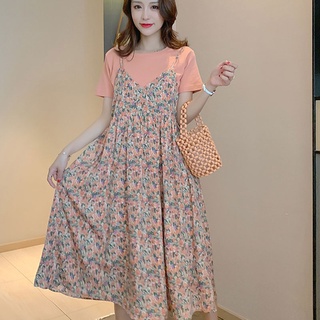 ชุดกระโปรงยาวคุณเเม่ตั้งครรภ์