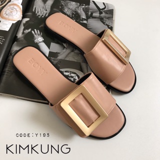 Codeลด100:bass]🔥 รองเท้าแตะสวม งานฮิต พร้อมส่ง! M6521