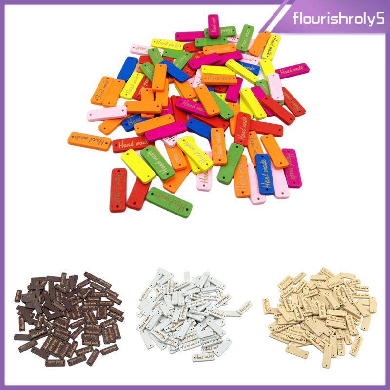 ป้ายแท็กไม้แฮนด์เมด 30 มม. สีน้ําตาล 50 ชิ้น
 - รูปที่ 2