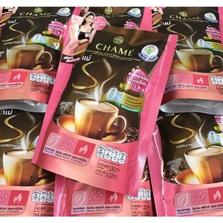 (1 ห่อ 10 ซอง) CHAMEsye coffee pack collagen ซองสีชมพู ชาเม่ ซาย คอฟฟี่ แพค ผสม คอลลาเจน ซีแอลเอ เอวเอสผิวเด้ง