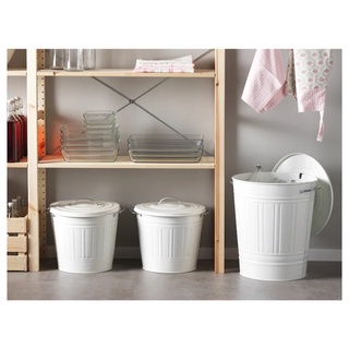 ถังขยะโลหะมีฝาปิด IKEA