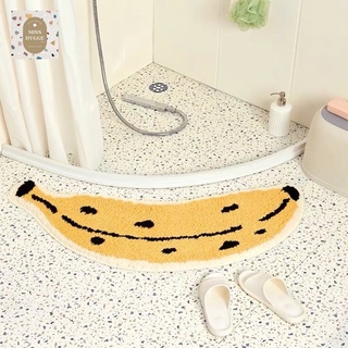 [miss.hygge]Banana rug🍌- พรมซับน้ำขนนุ่มน่ารักpreorder