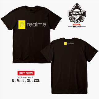 เสื้อยืดโทรศัพท์มือถือ พิมพ์ลายโลโก้ Realme 2022สามารถปรับแต่งได้