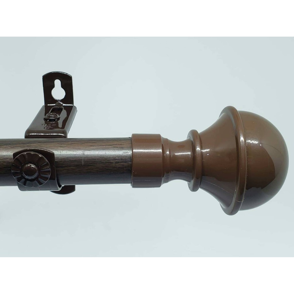 รางผ้าม่าน  สีโอ้คเข