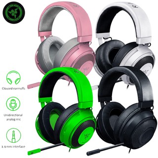 razer kraken pro v 2  Gaming Headphones- สีเขียว/ดํา/ขาว (rz 04-02060200 - r 3m 1)