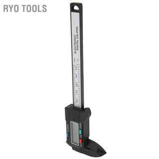 Ryo Tools เครื่องชั่งน้ําหนักดิจิตอลหน้าจอ Lcd ความแม่นยําสูงพลาสติกคาร์บอนไฟเบอร์ 0-100มม.