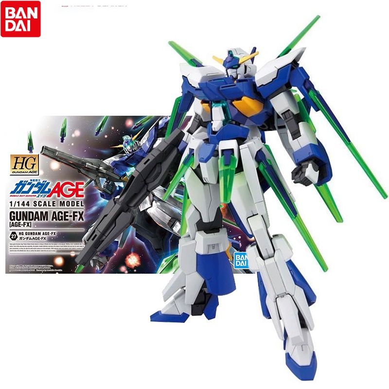 Bandai Genue Gundam Model Kit อะนิเมะ HG 1/144 AGE 27 AGE FX Collection กันพลาอะนิเมะ Action Fig