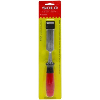 Woodworking tools PLASTIC GRIP SOLO NO.6000-1" CHISEL 1" Hand tools Hardware hand tools เครื่องมืองานไม้ สิ่ว ด้ามพลาสติ