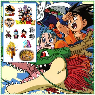 ✿ สติกเกอร์รอยสักชั่วคราว ลายการ์ตูน Dragon Ball Series 01 ✿ รอยสัก กันน้ํา เซ็กซี่ สําหรับแขน ไหปลาร้า ร่างกาย มือ เท้า 1 แผ่น