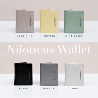 (ใช้โค้ด:BP100PAYลด100.-) [NILO] Caseharden Niloticus Wallet กระเป๋าสตางค์ใบสั้น