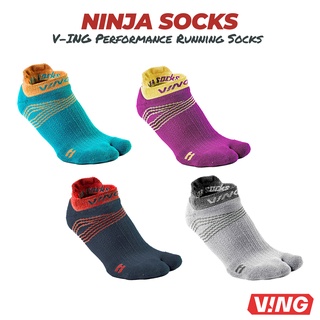 V-ING PERFORMANCE Ninja Socks - ถุงเท้า 2 นิ้ว สำหรับใส่รองเท้าแตะวิ่ง