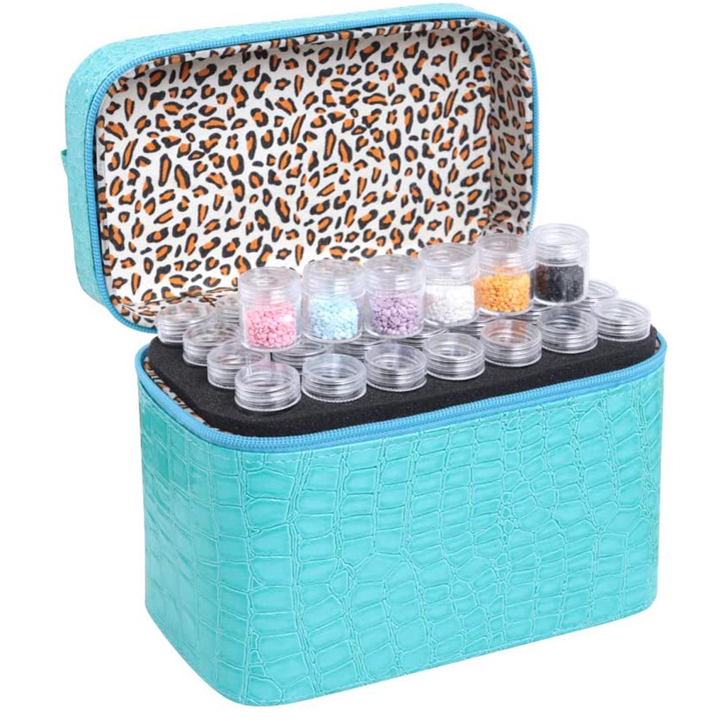 84 Slots Diamond Storage Box Diamond Embroidery Rhinestones Painting Accessory Jewelry Beads Nail Ar