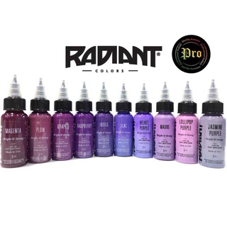 สีสัก Radiant Colors Tattoo Ink 1 oz Purple