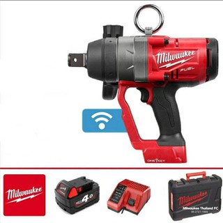 (*ผ่อนได้) Milwaukee M18 ONEFHIWF1 บล๊อคไร้สาย ขนาด 1 นิ้ว (ชุดแบต4ah)