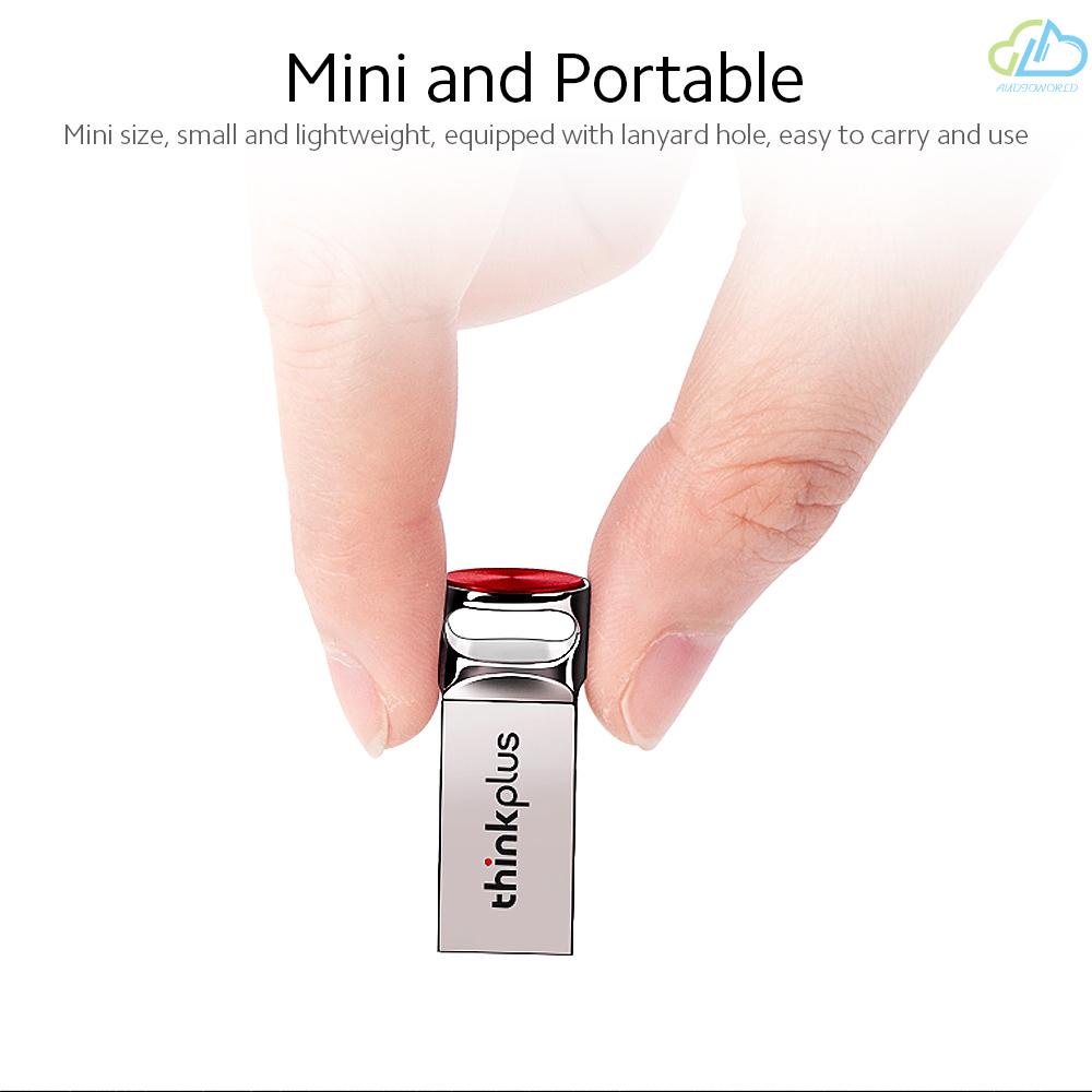 Lenovo thinkplus TU301 แฟลชไดรฟ์ USB 3.0 128GB โลหะ กันกระแทก #8