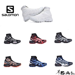 Salomon Salomon Salomon snowcross 2 professional ชายรองเท้าเดินป่าลื่น breathable snow รองเท้า high-top leisure wate