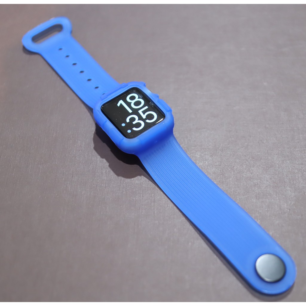 🔥HOT นาทีทอง🔥 สาย Sport TPU 6 สี Series 1/2/3/4/5/6/SE ขนาด 38,40,42,44 mm.