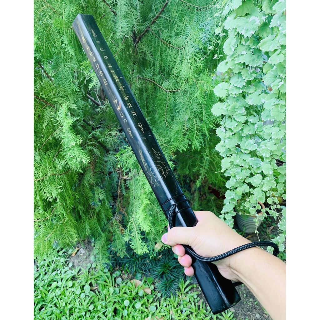 ไม้คมแฝก อักขระ ไม้เนื้อดำ ขนาด 57-60ซม.(เกรด B) | Shopee Thailand