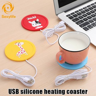 Sl Usb Power Suply ที่รองแก้วถ้วยชากาแฟอุ่นไฟฟ้า ใช้ในบ้าน