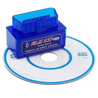 อุปกรณ์สแกนเนอร์ Super Mini ELM 327 Bluetooth V 2.1 OBD 2 สำหรับรถยนต์