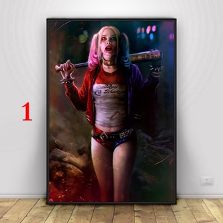 Margot Robby as Harley Quinn โปสเตอร์โลหะ HD สําหรับตกแต่งบ้าน S8SV