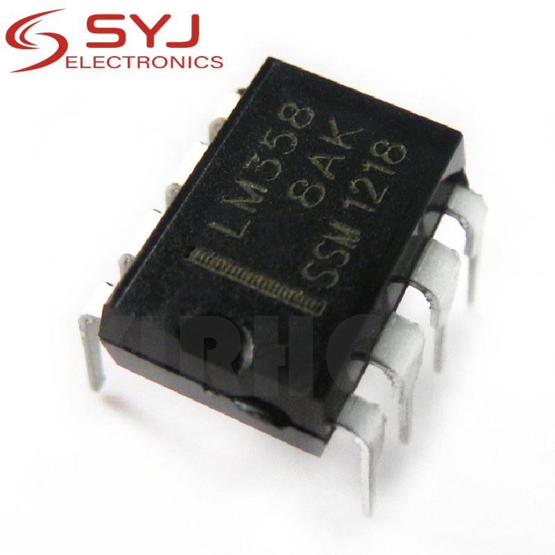 10 ชิ้น/ล็อต LM358P DIP8 LM358 DIP LM358N = TS358CD TS358 KIA358P KIA358 BA10358 AS358P-E1 ใหม่และIC