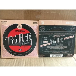 D'Addario สายกีตาร์คลาสสิค รุ่น EJ45 เซ็ตครบ 6 สายแถมฟรี ปิ๊ก 2 อัน