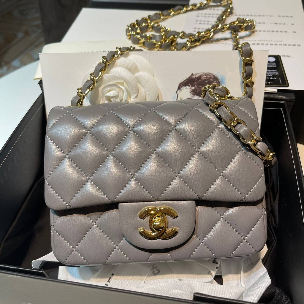 💰ผ่อนได้ 👜กระเป๋าสะพายข้าง Chanel Mini Flap Bag  [ Caviar ] Size 17cm งาน *** Original***