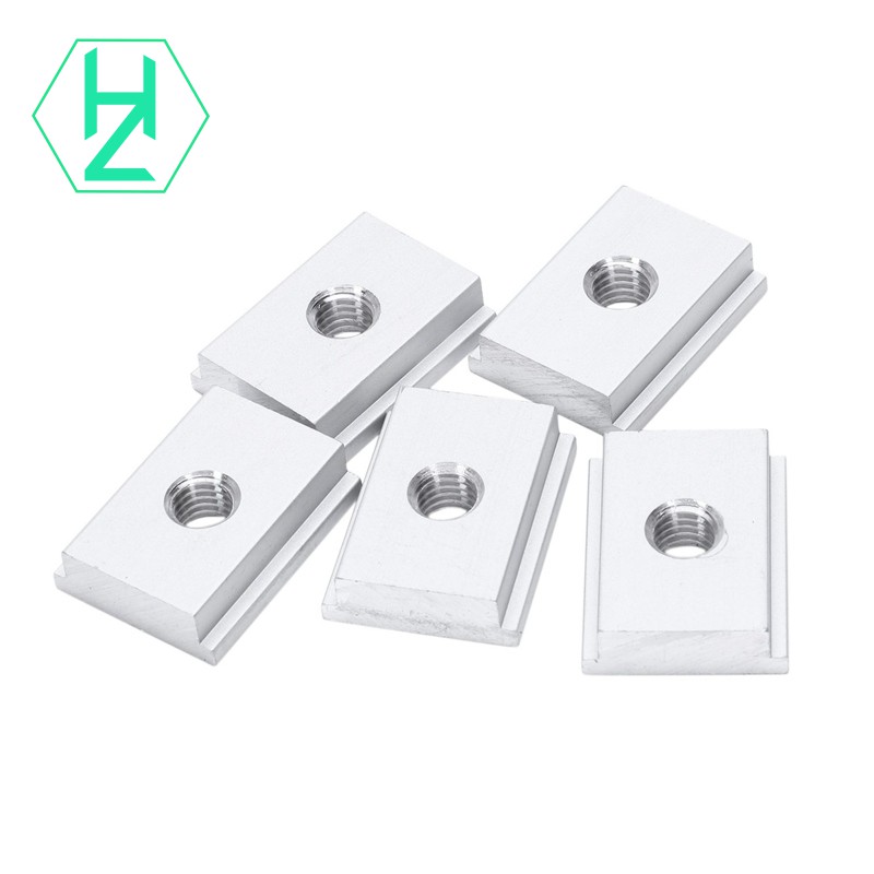 5 ชิ้น M8 T-Track Slider อลูมิเนียมอัลลอยด์เลื่อน T Slot Nut