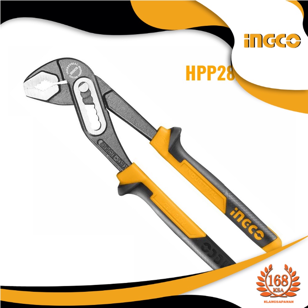 INGCO คีมคอม้า ประแจคอม้า หนีบท่อ ขนาด 10 นิ้ว รุ่น HPP28258 และขนาด 12 นิ้ว รุ่น HPP03300