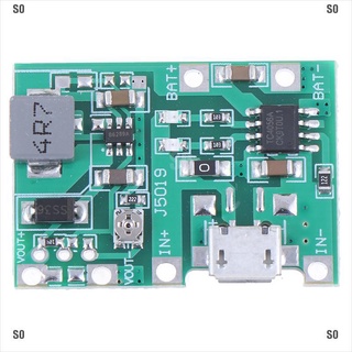 &lt;So&gt; บอร์ดโมดูลชาร์จแบตเตอรี่ Li-Ion 18650 3.7v 4.2v