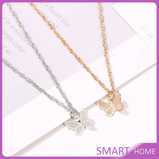 SMART สร้อยคอจี้ผีเสื้อ  สร้อยคอสไตล์เกาหลี สร้อยคอแฟชั่น necklace