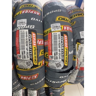 ยางนอก (ASPIRA) PREMIO 100/80-14TL/R 54P (REAR) เส้นละ 900 บาท